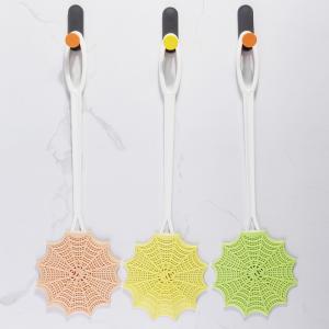 China Thickened Long Handle Plastic Fly Swatter To Hit Flies Mosquitoes supplier