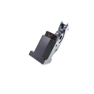 China Rebitando as peças do motor do Cnc do corpo da braçadeira, a precisão preta do revestimento fez à máquina componentes supplier