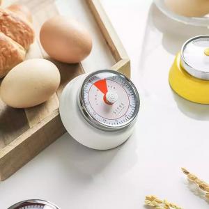 China Round Magnet Kitchen Timer , Safe Mini Circle Digital Cooking Timer supplier