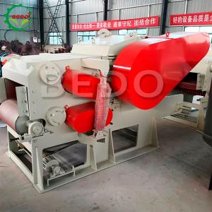 China 240*540mm Electric Industrial Drum Wood Chipper For Paper Mills supplier