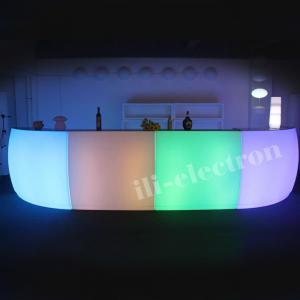 Commercial LED Light Bar Counter PE Plastic Material Infrared Remote Control