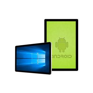 China 狭いベーゼル 21.5 インチモニター フルHD解像度 容量タッチスクリーン パソコン インタラクション オールインワン パネル 産業用 wholesale