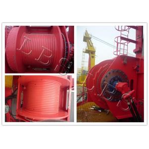 Single Drum Electric Winch Machine 45kn 50kn Rated Load For Hoist And Marine
