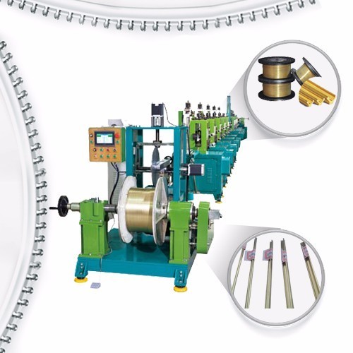 XY-100 Metal Zipper Teeth Y Type Brass Wire Making Machine with 1.5–3.0 kW Motor Power 500 Hours Maintenance Cycle and 180kg/H Average Output