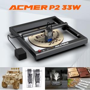 China Home Laser Engraving Cutting Machines 33W CNC Hobby Laser Cutter Aluminum supplier