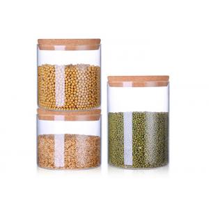 China 2L 2.5L 3.5L Blown Wide Mouth Glass Jars , Ball Wide Mouth Canning Jars supplier