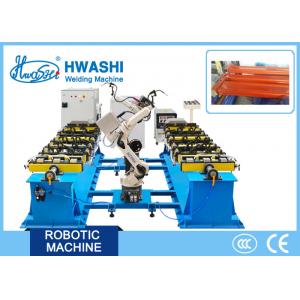 China 6- Axis Industrial Robotic Welding Machine , Iron Storage Rack Automatic Mig Welder supplier