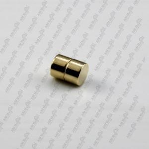 China yellow color D4*3mm neodymium magnet jewelry clasp supplier