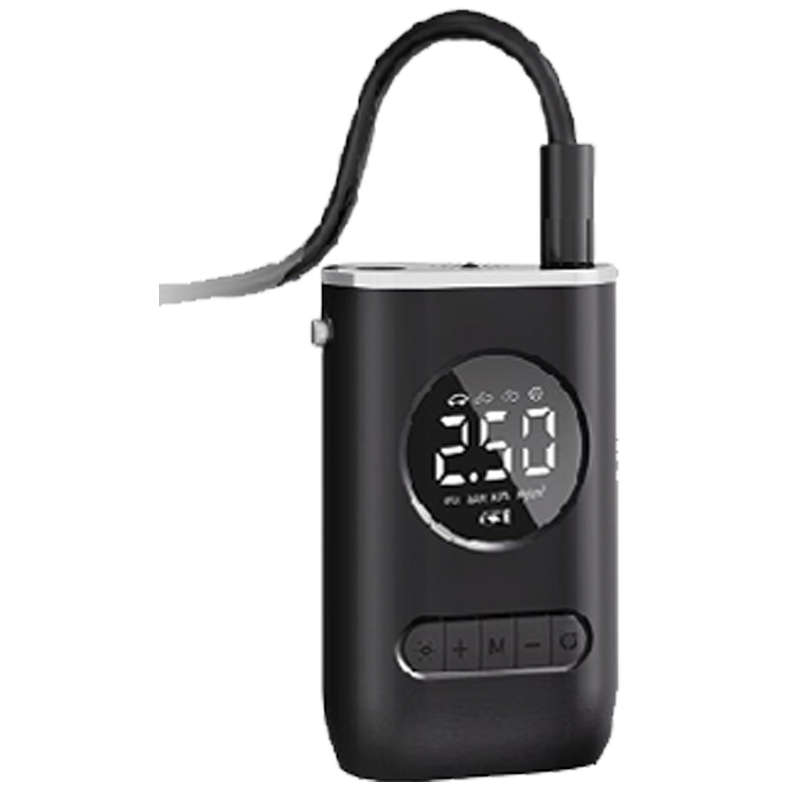 China Mini compresor de aire para coche ABS portátil con luz de emergencia y pantalla LCD de presión, inflador de neumáticos wholesale