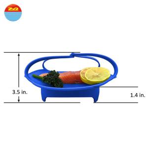 China Progressive Vegetable Steamer Cooking Basket Silicone Steam Cooker supplier