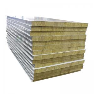 EPS PU Rock Wool Sandwich Panel Board Used For Steel House Wall