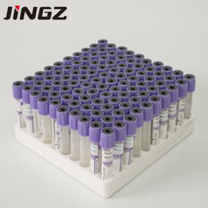 China 2-10ml Glass PET Violet Vacuum Edta Coated Blood Collection Tubes supplier