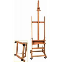 China Simple Portable Collapsible Artist Painting Easel Large Picture Frame Easel With Wheel on sale