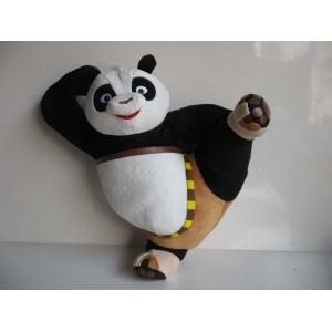 China Cute Kungfu Panda Kick Pose Cartoon Stuffed Toys For Collection supplier