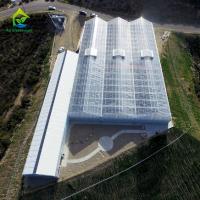 China Hot DIP Galvanized Steel Structure PC Sheet Greenhouse For Orchids Plants on sale