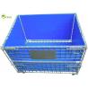 Stacking Turnover Container Warehouse Shelves Storage Metal Pallet Bins Crates