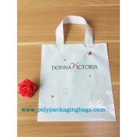 China Carry Die Cut Loop Handle Shopping Plastic Tote Bag on sale