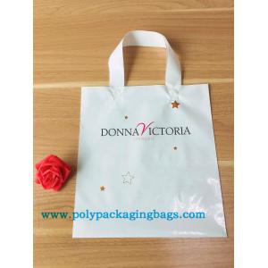 China Carry Die Cut Loop Handle Shopping Plastic Tote Bag supplier