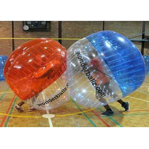 Juguetes inflables al aire libre divertidos, bolas de parachoques humanas inflables con la impresión del logotipo