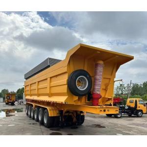 China Personnalisation Anton 4 Capacité d'essieu Auto-dépôt Dump Trailer Dépôt arrière Semi-remorque supplier
