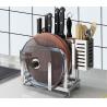 Anticorrosion 304 Stainless Steel Kitchenwares Silver Cutting Board Holder Stand