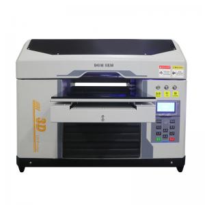 DOMSEM UV Printing Machine Inkjet Printers Cylinder Bottle Flatbed Textile Printer For Phone Case Glass  Newest 2020