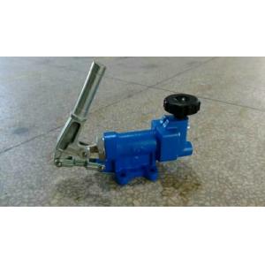 China Two Speed  Low Pressure Hydraulic Hand Pump With Pressure Gauge OEM Supply supplier