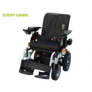 Outdoor 12km/H 4 Wheel Drive Electric Wheelchair With Recline Seat