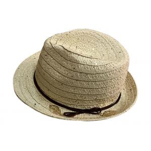 China Wide Brim Womens Summer Straw Hats With Ribbon Decoration supplier