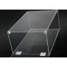 China Shoe Box Packing Clear Acrylic Display Case With Magnets Lid Sneaker wholesale