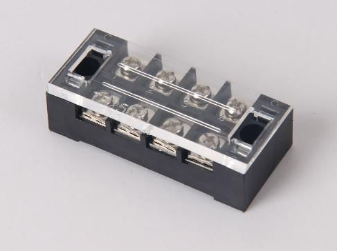 2504 Type Barrier Terminal Blocks For Different PCB Layout PC Material Clear