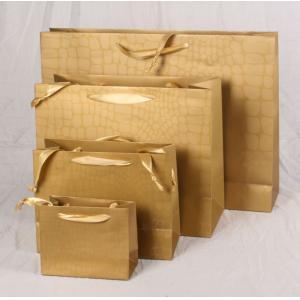 China Laser finishing paper shopping bag any size color can customize supplier