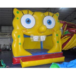 Spongebob Jumping Inflatables World Wide Fun Inflatable Bouncy House For Toddler