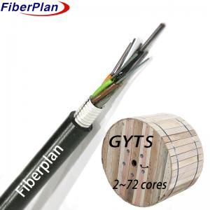 Flexible Duct Fiber Optic Cable For Long Distance And Local Area Network Communication GYTS