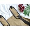 Brown Canvas Garden Tool Apron Adjustable Strap With 10 Pockets Custom size