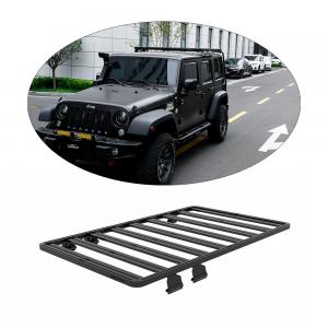 China Jeep Wrangler 2014-2018 Barricade Roof Rack Roof Mount Rooftop Cargo Luggage Carrier supplier