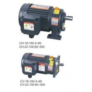 100w 0.125hp Electric Motor Gearbox 3 Phase Motor With Reduction Gearbox 18mm Shaft