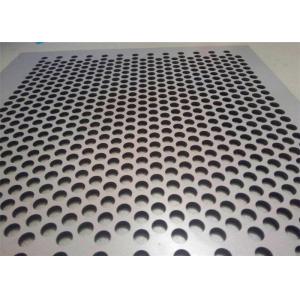 Decorative Perforated Metal Mesh Screen / Metal Perforated Sheet Customized Size