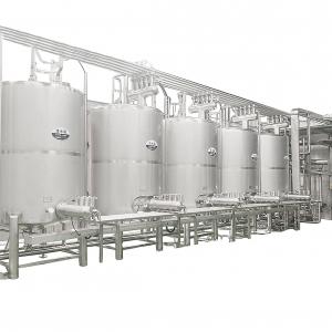 Food Grede CIP Cleaning System For Cip Process In Dairy Plant 1000L - 10000L Tank Size