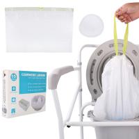 China LDPE Plastic Disposable Commode Liners For Bedside Portable Toilet Chair on sale