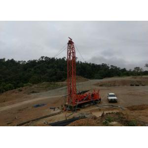 China TRUCK MOUNTED WATER WELL DRILLING RIG TOP HEAD DRIVE  USE MUD AND DTH HAMMER supplier
