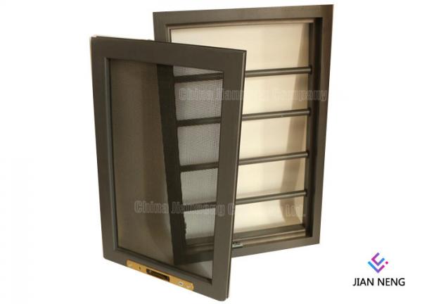 Anti Theft Awning Aluminium Windows And Doors With Stainless Steel Security Mesh