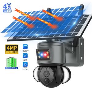 4G Solar Battery Powered Security Camera System Surveillance With Smart PIR Detection