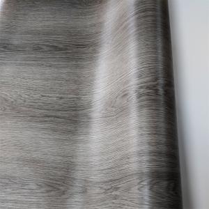 China Versatile Rigid Wood Grain PVC Membrane Foil Sheet For Hot Pressing supplier