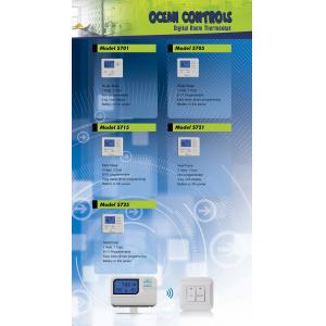 China Wireless House Thermostat / Wireless Room Thermostat 7 Day Programmable supplier