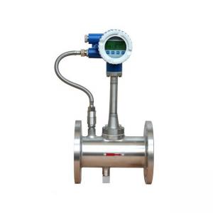 Gas Liquid Steam Electromagnetic Vortex Flow Meter No Mechanical Maintenance