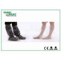 China Plastic Disposable Shoe Cover Outdoor , Waterproof Rain Boot Cover For Hospital on sale