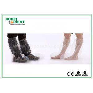 China Plastic Disposable Shoe Cover Outdoor , Waterproof Rain Boot Cover For Hospital supplier