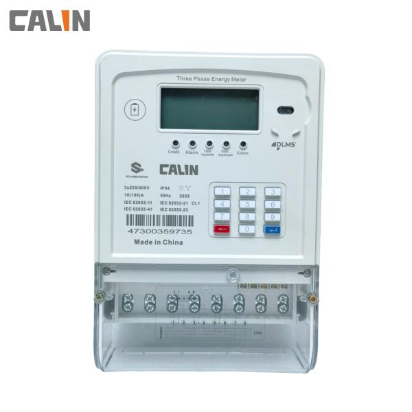 Wireless IP54 3 Phase Electric Meter For Mini Grid Rual Electrification