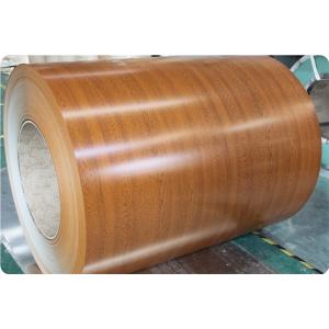 China 3D Wooden Pattern Coated Aluminium Sheet Coil For Metal Roller Shutter Door supplier